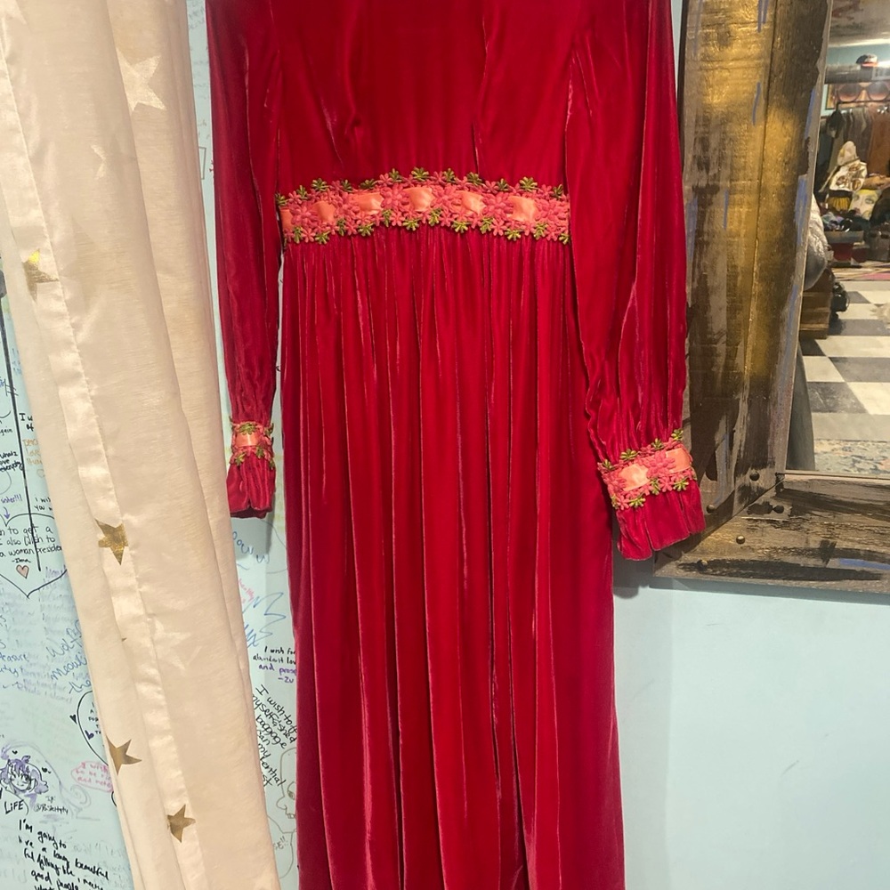 Vintage pink velvet
